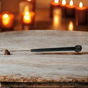 Candle Snuffer With Vintage Spindle Handle